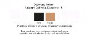Rajstopy Gabriella Kabarette Collant 151