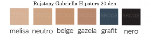 Rajstopy Gabriella Hipsters 20 den biodrówki-4704