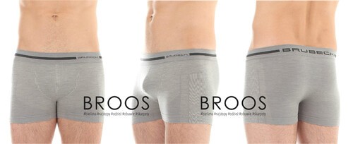 Bokserki męskie Brubeck Wool Bokser Shorts BX10430-7201