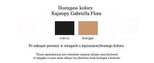 Rajstopy Gabriella Flora 20 den-7901