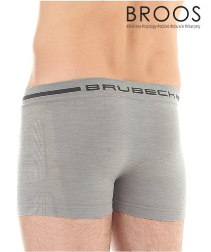 Bokserki męskie Brubeck Wool Bokser Shorts BX10430-7198
