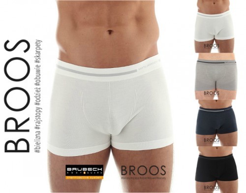 Bokserki męskie Brubeck Wool Bokser Shorts BX10430-7581