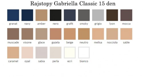 Rajstopy Gabriella Classic 15 den Lycra-9517
